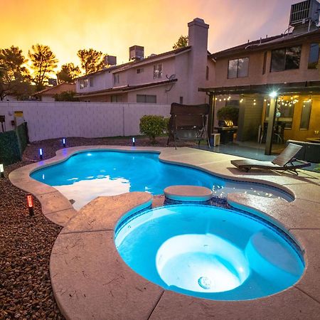 1800 Sqft House W/Heated Pool Spa 13Min From Strip Villa Las Vegas Dış mekan fotoğraf